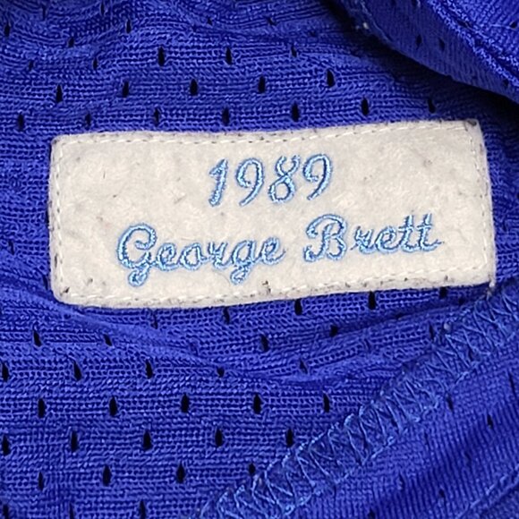 Mitchell & Ness Blue KC Jersey - Picture 9 of 12